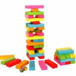 Colorful Wooden Jenga 48 Pieces - Image 5
