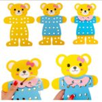 Bear Dress Lacing And Threading Game ( Art Craft Lacing ) - Image 5