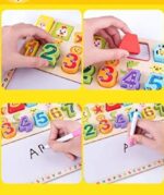 White Board With Colorful Numbers And Shapes - Image 6