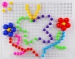 Colorful Mushroom Nails Pegboard Game - Image 6