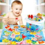 Magnetic Fishing Game With Puzzles