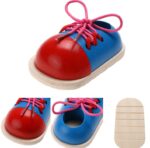 Lacing And Tying colorful 2 Pieces Shoes - Image 6