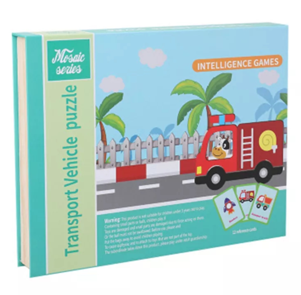 Magnetic Art Case Transport Puzzle With 12 Cards