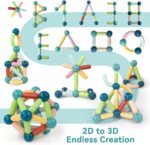 DIY Magnetic Building Sticks Construction Blocks 36 pieces - Image 3