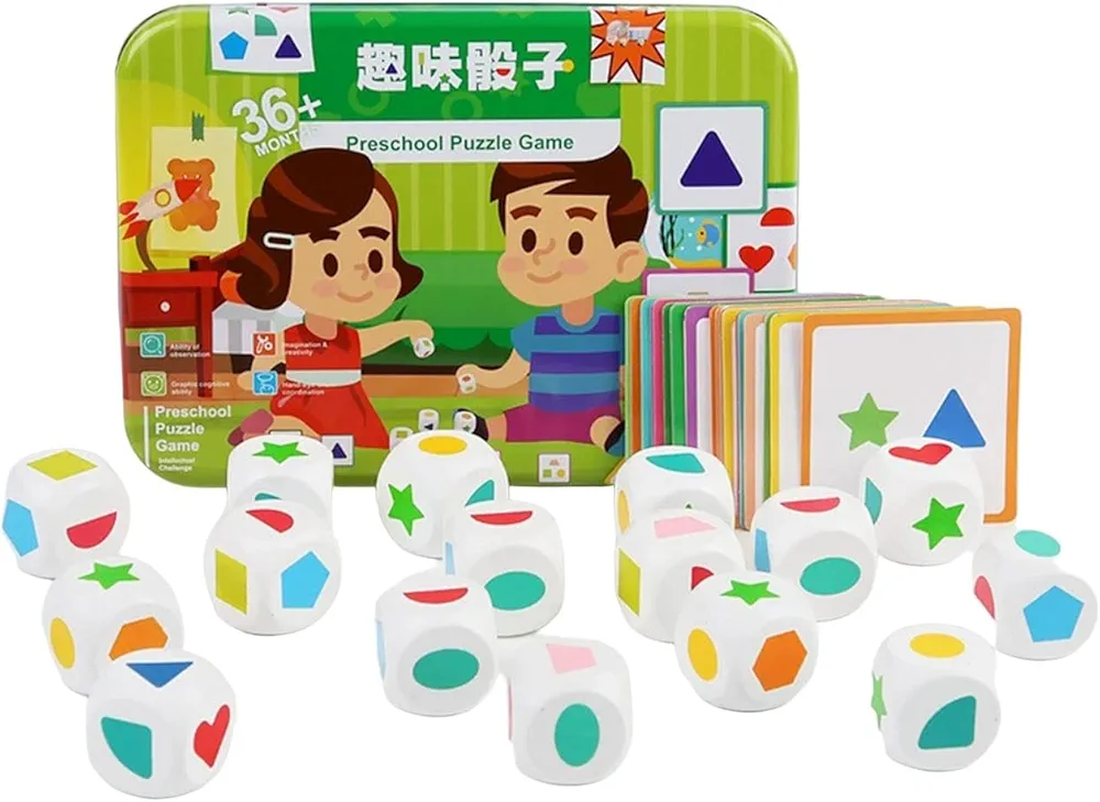 Preschool Puzzle Game With Big Size Dice