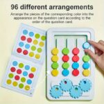 2 in 1 Four Color Matching Gear Pattern Logic Game - Image 2