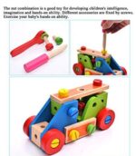 Nut Combination Assembling Wooden Toy - Image 6