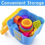 Nesting Shape Sorting and Stacking Cups Animal Castle - Image 7