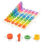 Wooden Six In One Learning Board(105 Pieces) - Image 8