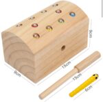 WOODEN MAGNETIC CATCH WORM GAME - Image 8