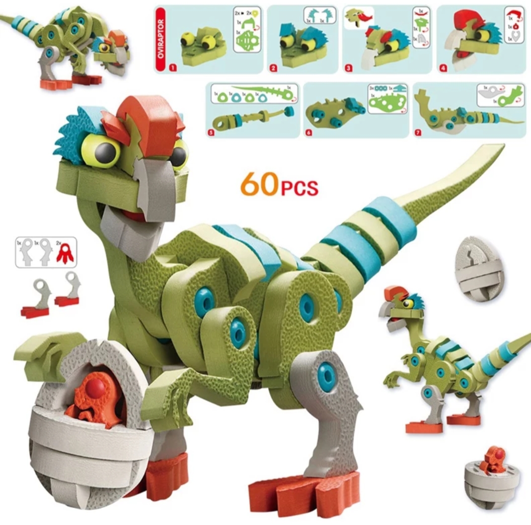 Dinosaur Eva Foam Jigsaw Puzzle.