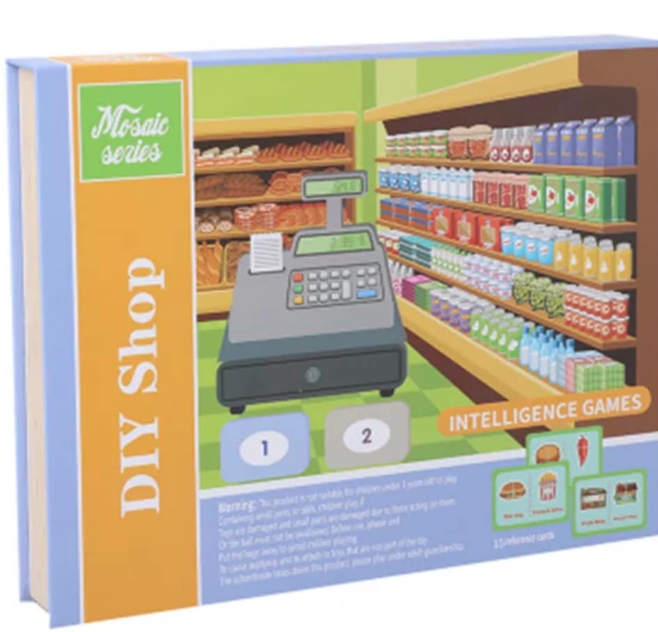 Magnetic Art Case Shop Puzzle With 15 Cards