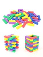 Colorful Wooden Jenga 48 Pieces - Image 7