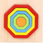 Geometric Hexagon 3 D Wood Puzzle - Image 7