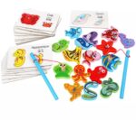 Wooden Magnetic Fishing And Matching Game - Image 7