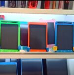 LCD 10 Inch Writing Tablet Erasable With Stand & 2 Pens (Red) - Image 7