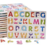 Knob Wooden Capital Letter Hand Grasp Board - Image 3