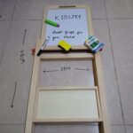 WHITE AND BLACK BOARD WITH STAND - Image 8