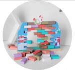 Wooden Jenga Building Blocks Game