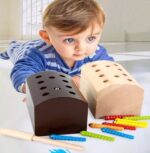 WOODEN MAGNETIC CATCH WORM GAME - Image 6
