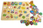 A To Z Wooden 3D Learning Board Large. - Image 4