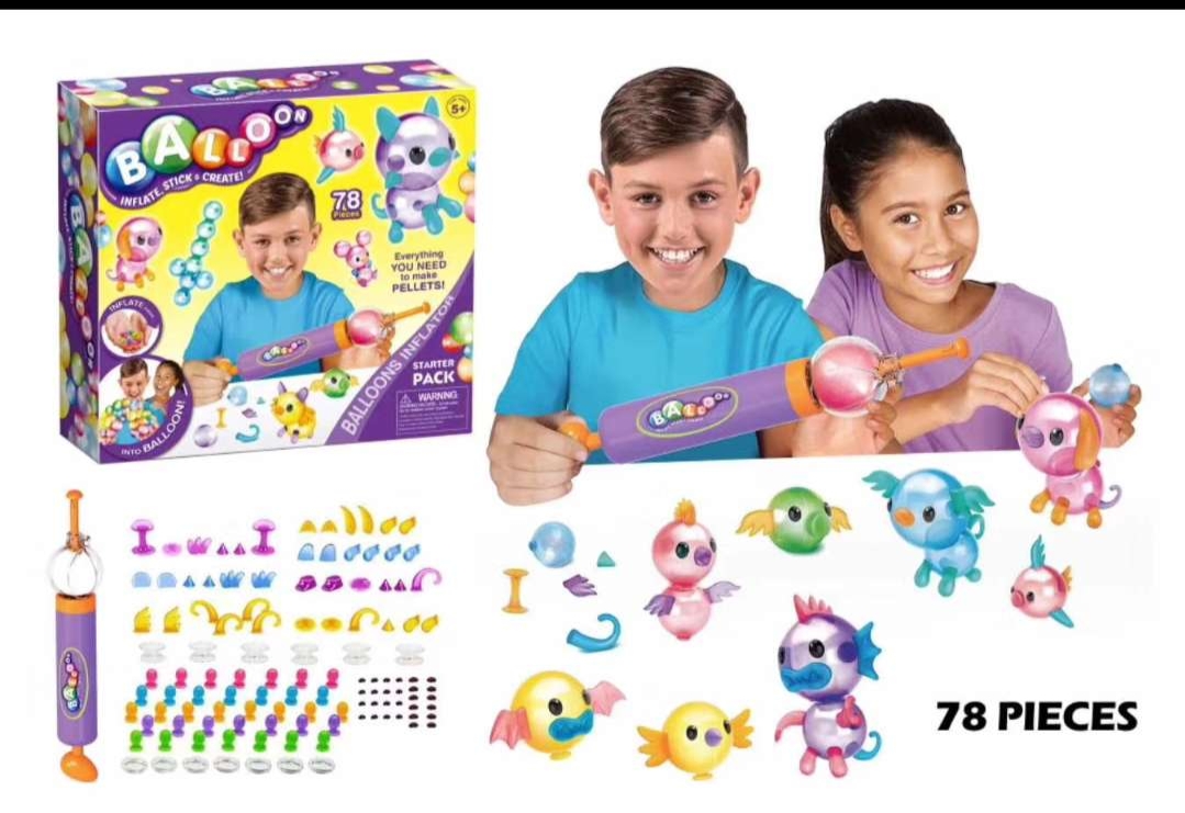 8 Creative Balloons-78 Pieces - Image 1