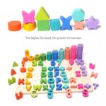 Wooden Six In One Learning Board(105 Pieces) - Image 10