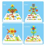 3D Assembling Nut Combination Toy 234+ Pieces
