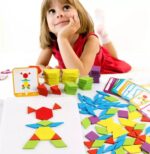 Wooden Pattern IQ Blocks (250 PCS) - Image 4