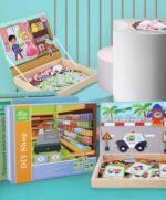 Magnetic Art Case Shop Puzzle With 15 Cards - Image 9