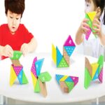 3D Wooden Magnetic Tangram Puzzle(Plane) - Image 9