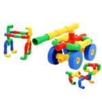 Assembling Blocks With Pipes And Wheels-60 Pieces - Image 4
