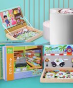 Magnetic Art Case Character Pairing Puzzle With 10 Cards - Image 9