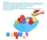 Wooden Moon Balance Stacking Cylinder Blocks Game - Image 5
