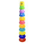 Colorful Stacking Cups with Numbers and Fruit Names with Picture - Image 2
