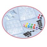 Alphabet Letter Colorful Painting Set – 26 Letter Molds - Image 3