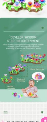 DIY Garden Building Flower Blocks(New Version) - Image 7