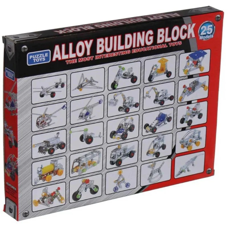 Alloy Building Block Set & Construction Assembling Set With More Nut Combination Creativity