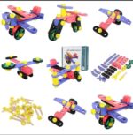 Wooden Nut Combination Assembling Toy Aircraft - Image 3