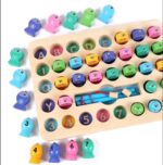 Alphanumeric Magnetic Fishing Game