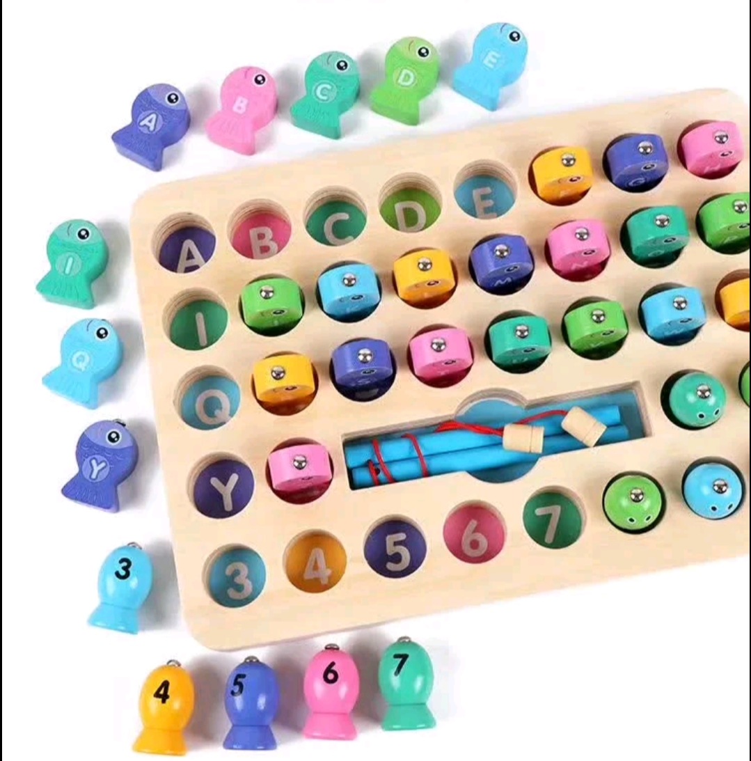 WhatsApp Image 2020-02-25 at 5.58.08 PM (2) Alphanumeric Magnetic Fishing Game - Image 1