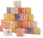 26 Pcs Solid Wooden Cube Letter Alphabet Blocks - Image 8