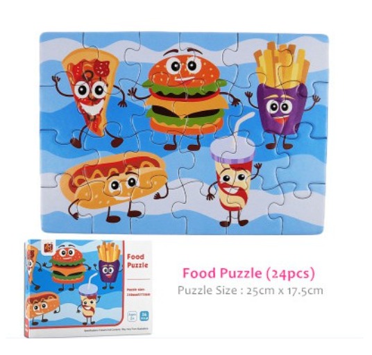 Food Jigsaw Puzzle – 24 Pieces
