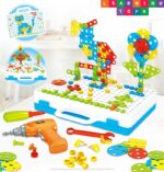 STEM Creative Design Assembling Nut Combination Toys With Drill Play – 249 pieces - Image 8