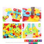 STEM Creative Design Assembling Nut Combination Toys With Drill Play – 249 pieces - Image 9
