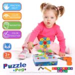 STEM Creative Design Assembling Nut Combination Toys With Drill Play – 249 pieces - Image 10