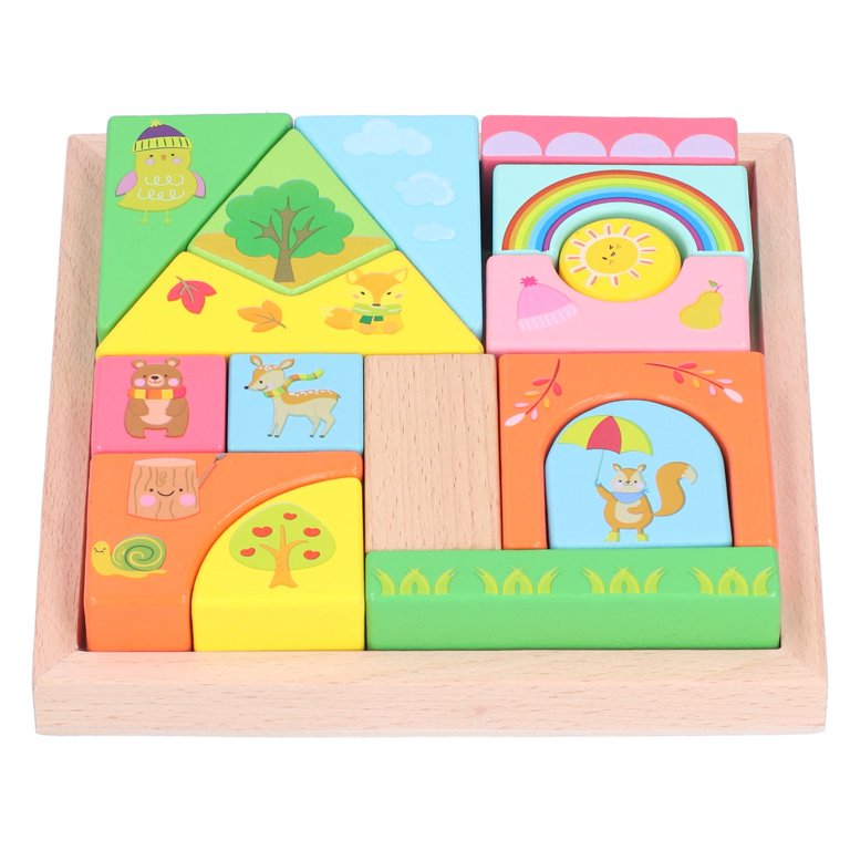 Wooden Colorful Building Blocks