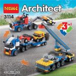 Architect Vehicle Transporter 3 In 1 Blocks-264 Pieces