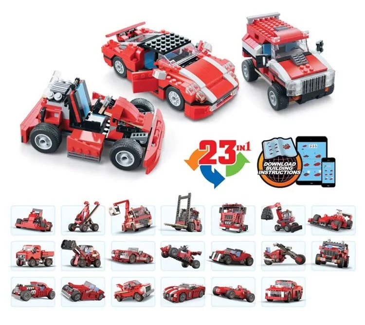 Architect Super Speedster 23 in 1 Blocks – 278 pieces