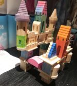 Wooden Building Blocks Castle 75 Pieces - Image 3